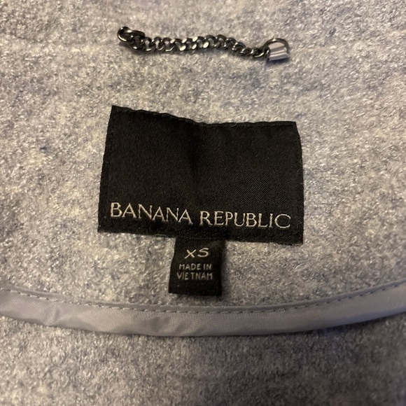 BANANA REPUBLIC Gray Cocoon Zip Jacket Size XS - Picture 9 of 10